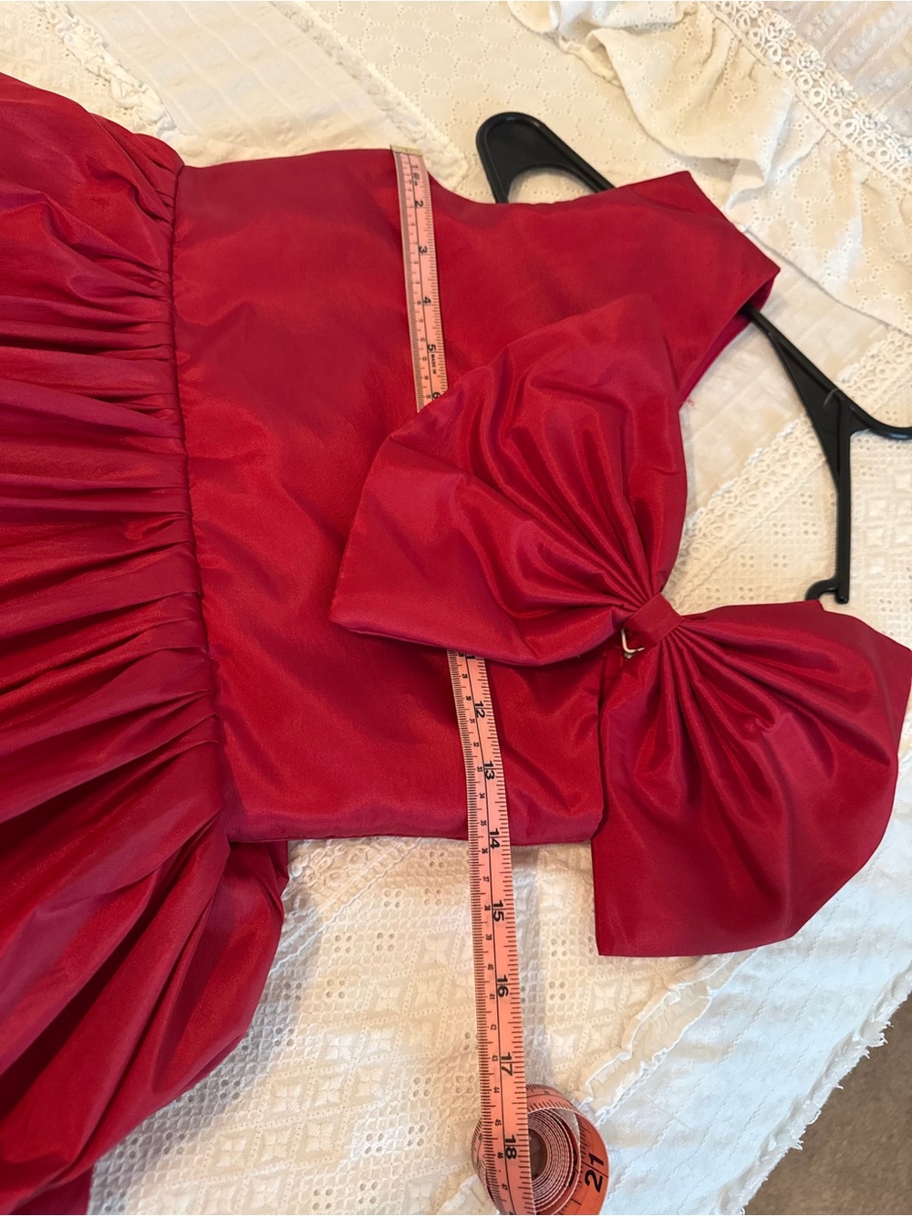Girls' Party Dress Solid Red Color Sleeveless Performance Wedding - Picture 5 of 12